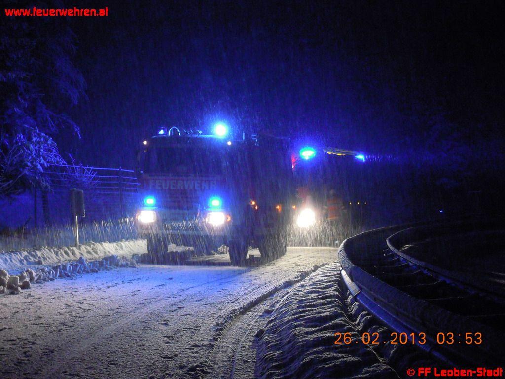 FF Leoben-Stadt: Einsätze im Stadtgebiet