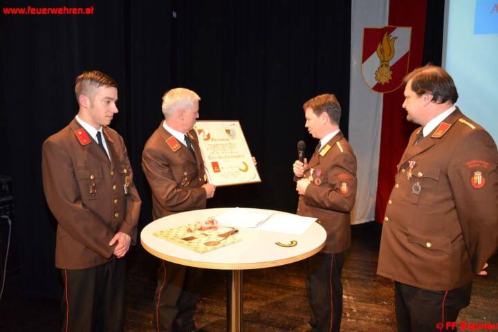 Jahresvollversammlung & Kommando-Wahlen bei der Feuerwehr Braunau