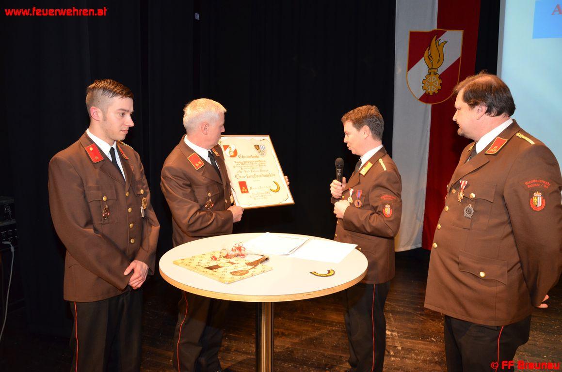 Jahresvollversammlung & Kommando-Wahlen bei der Feuerwehr Braunau