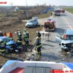 Feuerwehr Gänserndorf: Schwerer Verkehrsunfall auf der B8