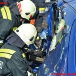 Schwerer Verkehrsunfall auf der B8