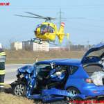 Schwerer Verkehrsunfall auf der B8