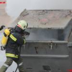 Containerbrand am Liebstattsonntag