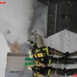 Containerbrand am Liebstattsonntag