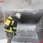 Containerbrand am Liebstattsonntag