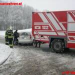 FF Weistrach: Fahrzeug landet in Straßengraben