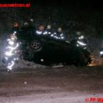 Fahrzeugüberschlag auf der LH 85