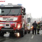 Schneefall fordert Feuerwehren