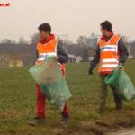 Ohlsdorfer Landesstraße von Feuerwehrjugend gereinigt