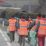 Ohlsdorfer Landesstraße von Feuerwehrjugend gereinigt