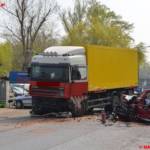 Frontalzusammenstoß mit LKW