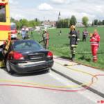 Großeinsatzübung mit Schulbus