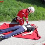 Großeinsatzübung mit Schulbus