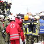 Großeinsatzübung mit Schulbus