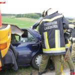 Großeinsatzübung mit Schulbus