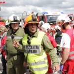 Großeinsatzübung mit Schulbus