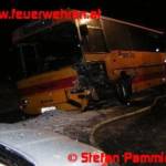 Großeinsatzübung mit Schulbus