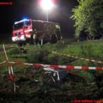 Verkehrsunfall - Auto vs. Stromverteiler