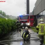 Großübung des Feuerwehrabschnittes mit 11 Feuerwehren und 160 Mann