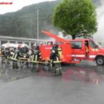 Großübung des Feuerwehrabschnittes mit 11 Feuerwehren und 160 Mann