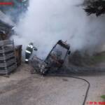 BFVDL: Brand eines Knickschleppers