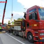 BF Wien: Lkw-Ladung löst sich bei Vollbremsung