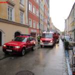 FF Braunau: Brandverdacht Linzerstraße in Braunau