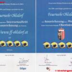 FF Ohlsdorf: 5 Helme für die beste Feuerwehr-Webseite Oberösterreichs