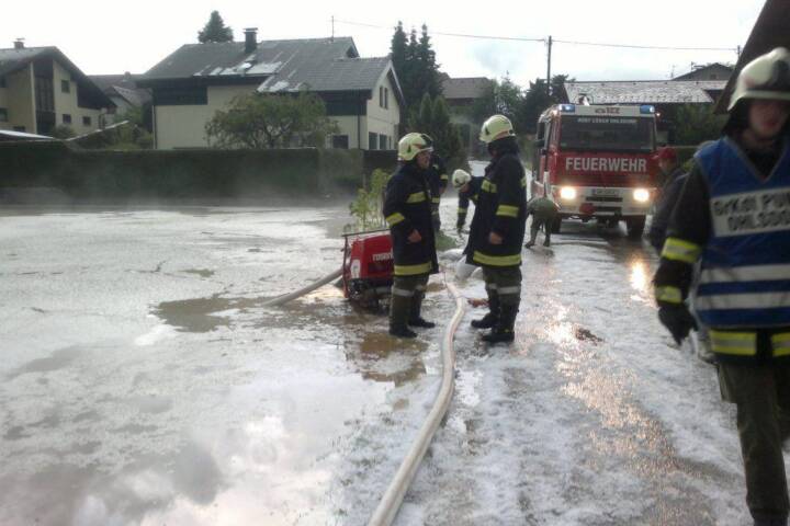 FF Ohlsdorf: Schweres Unwetter mit Hagel
