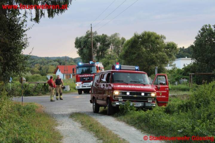 FF Güssing: Sturmschäden in Güssing