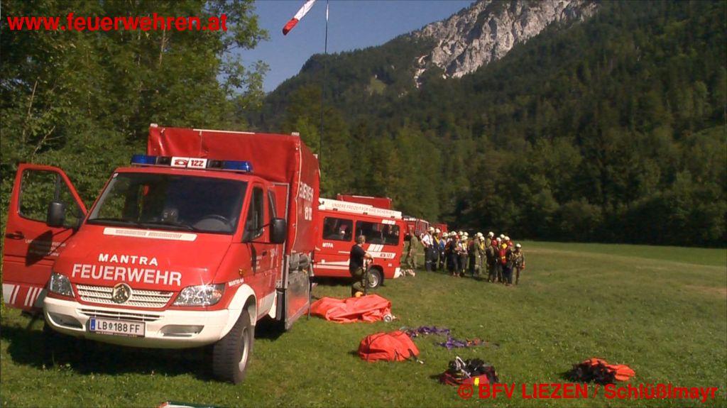 BFV Liezen: Waldbrand in Weng – LAGEBERICHT