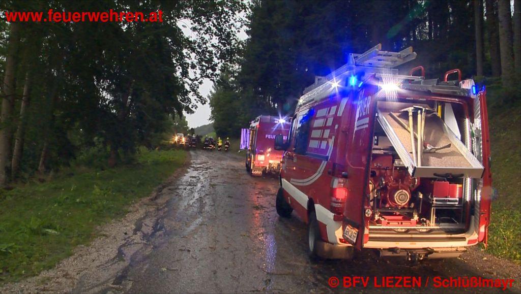 BFV Liezen: Unwetter Bezirk Liezen