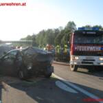 FF St.Georgen i.A.: Verkehrsunfall A1