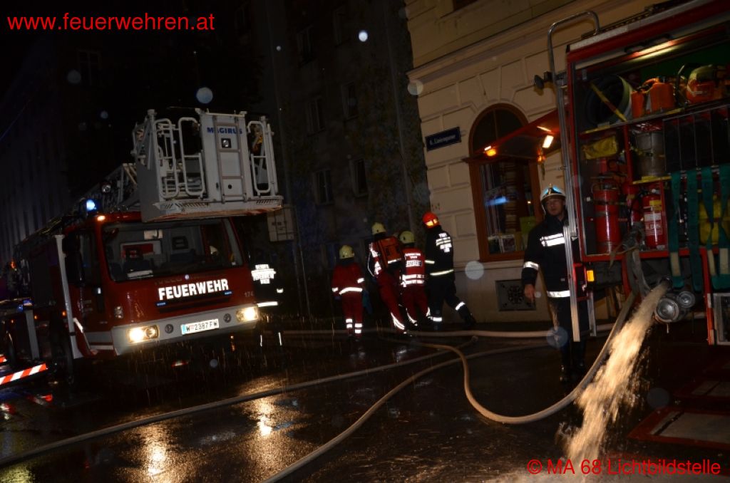 BF Wien: Zimmerbrand in Wien-Mariahilf