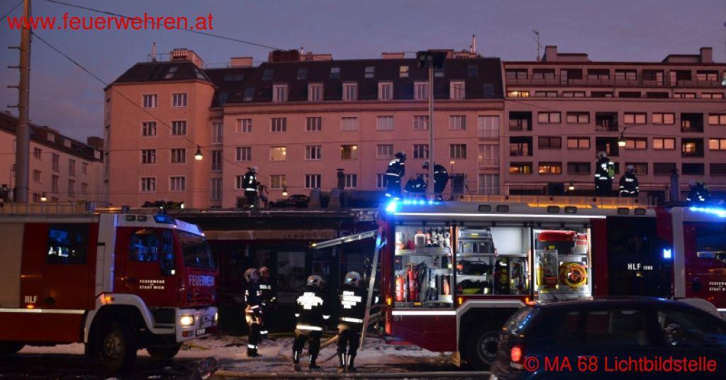 BF Wien: Brand am Naschmarkt