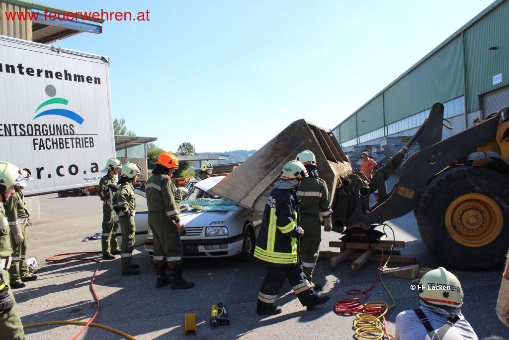 FF Lacken: Pflichtbereichsübung 2013 Gemeinde Feldkirchen/Donau