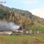 BFV Liezen: Wohnhausbrand in Rohrmoos-Untertal