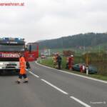 FF St. Georgen i.A.: Verkehrsunfall Umfahrung St. Georgen im Attergau