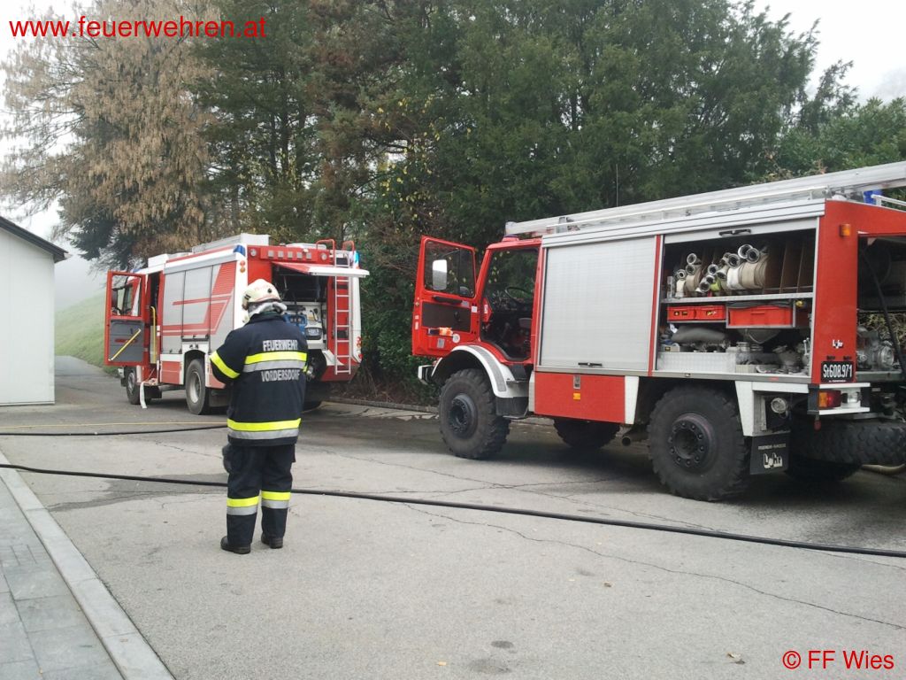 BFVDL: Kellerbrand in Haiden