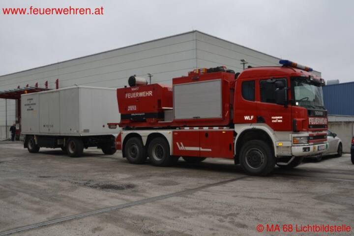 BF Wien: Katastrophenhilfseinsatz – Notstromaggregate für Slowenien