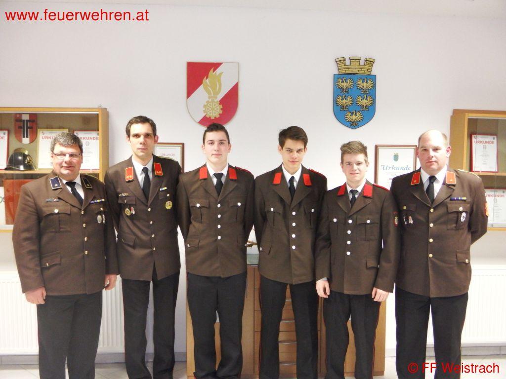 FF Weistrach: Jahreshauptversammlung 2013