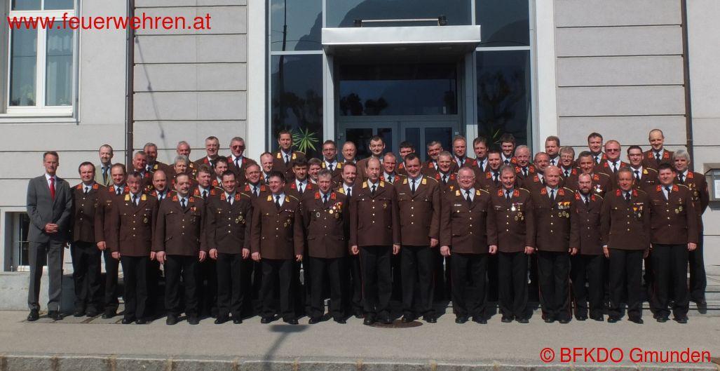 BFKDO Gmunden: Neuwahl Bezirksfeuerwehrkommandant