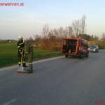 FF Weistrach: Motorradunfall auf der B 122