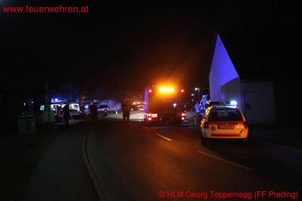 BFVDL: Verkehrsunfall in Mettersdorf