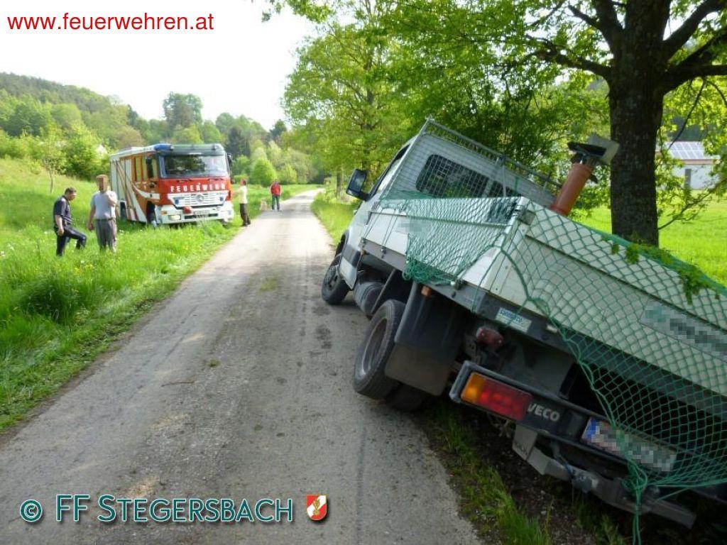 FF Stegersbach: LKW Bergung