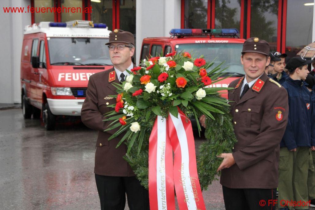 FF Ohlsdorf: Florianifeier der Ohlsdorfer Feuerwehren in Aurachkirchen