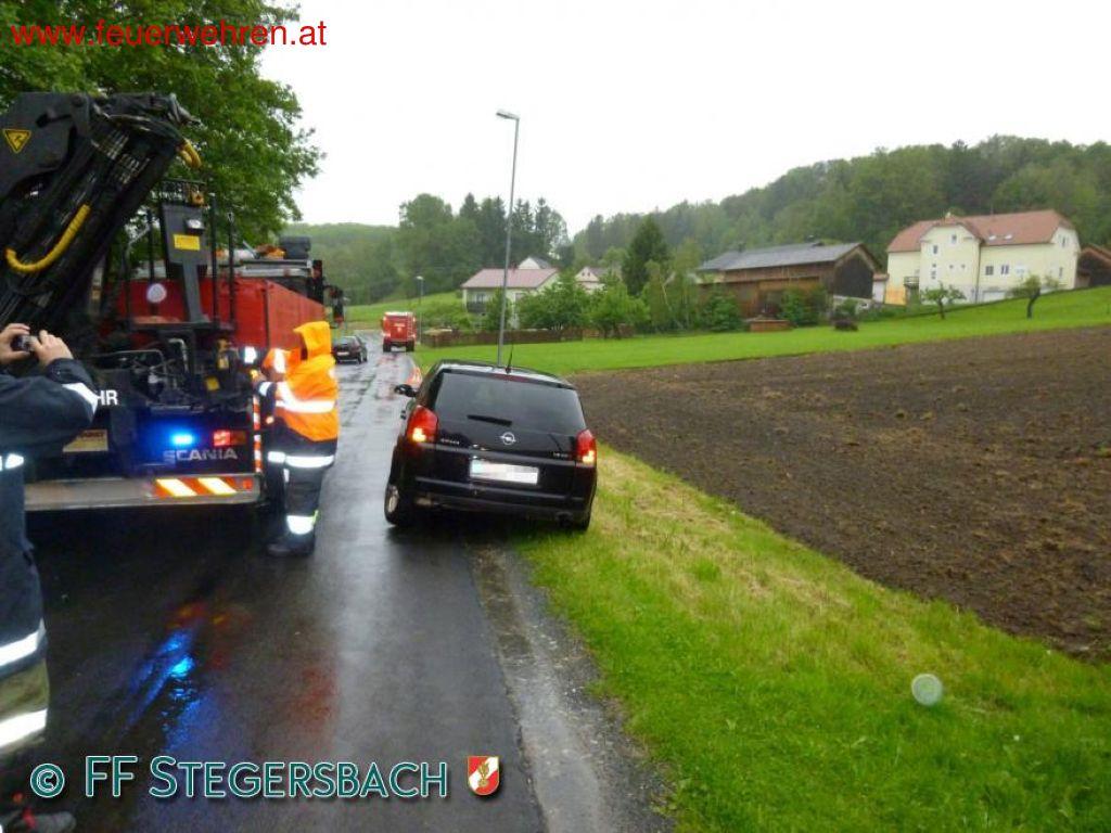 FF Stegersbach: Verkehrsunfall in Bocksdorf