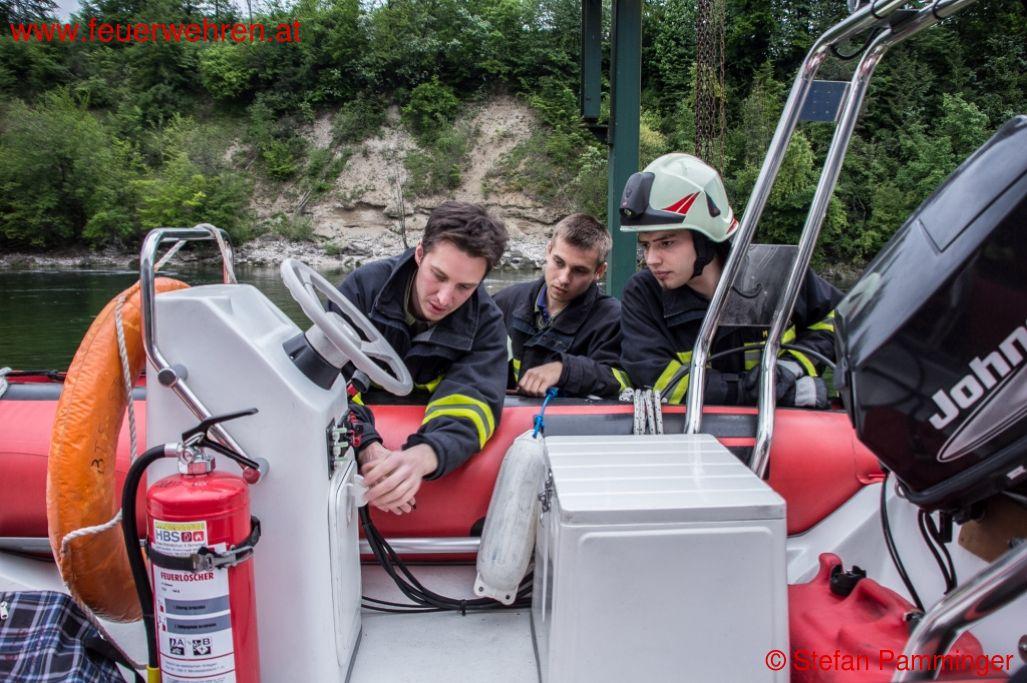 FF Ohlsdorf: Wasserwehrübung für den Ernstfall durchgeführt