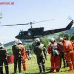 BFKDO Gmunden: Waldbrandlehrgang mit Bundesheer in Gschwandt