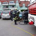 FF Weistrach: Kind in Kanaldeckel eingeklemmt